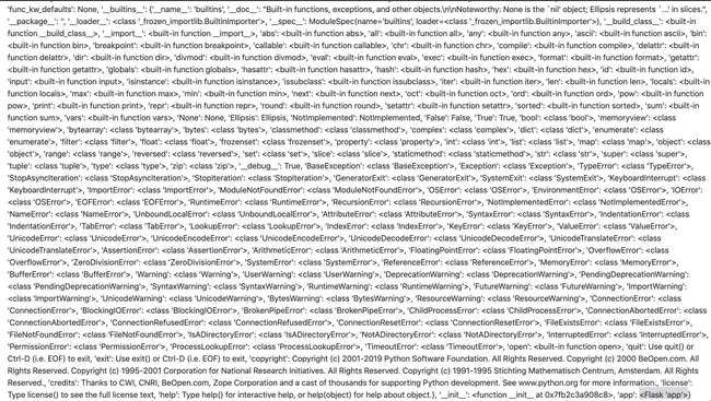 Globals of __init__ method